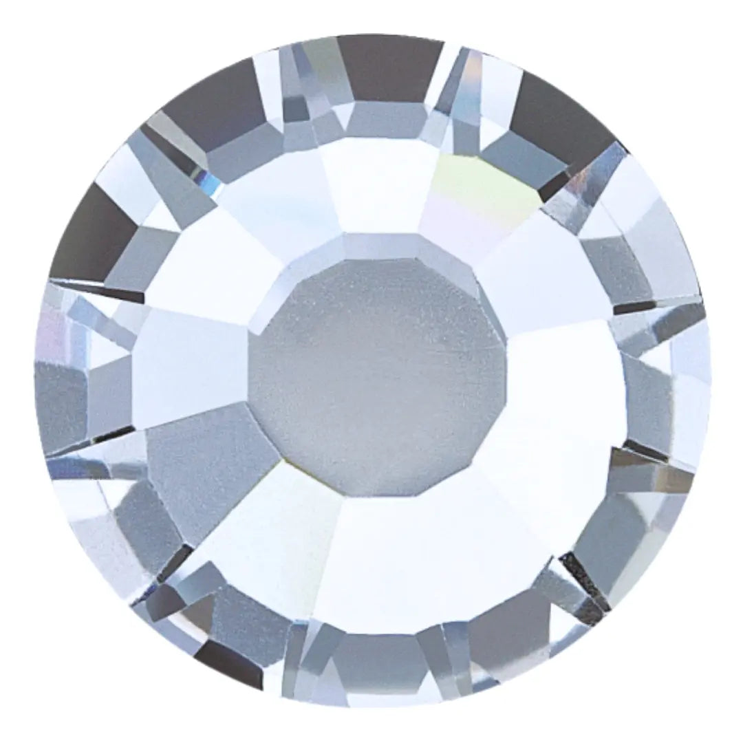 Estella Flat Back Crystals Non Hotfix Crystal Silver Shade - Bluestreak Crystals
