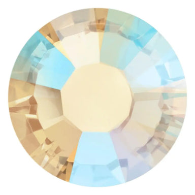 Estella Flat Back Crystals Non Hotfix Light Colorado Topaz Shimmer - Bluestreak Crystals
