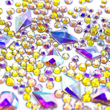 Estella Flat Back Crystals Non Hotfix Mix Diamond Diva - Bluestreak Crystals
