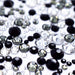Estella Flat Back Crystals Non Hotfix Mix Jet Diamond - Bluestreak Crystals