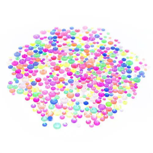 Estella Flat Back Crystals Non Hotfix Mix Neon - Bluestreak Crystals