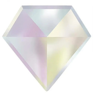 Estella Flat Back Shaped Rhinestones Non Hotfix Diamond Crystal AB - Bluestreak Crystals