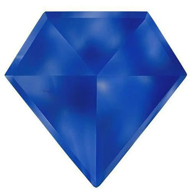 Estella Flat Back Shaped Rhinestones Non Hotfix Diamond Sapphire - Bluestreak Crystals