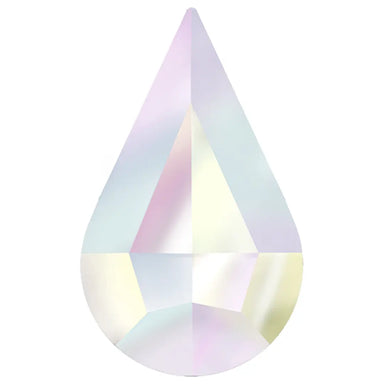 Estella Flat Back Shaped Rhinestones Non Hotfix Drop Crystal AB - Bluestreak Crystals