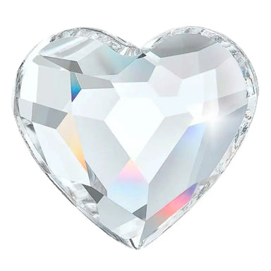 Estella Flat Back Shaped Rhinestones Non Hotfix Heart Crystal AB - Bluestreak Crystals