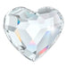 Estella Flat Back Shaped Rhinestones Non Hotfix Heart Crystal AB - Bluestreak Crystals