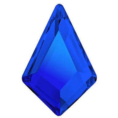 Estella Flat Back Shaped Rhinestones Non Hotfix Kite Sapphire - Bluestreak Crystals