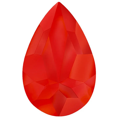 Estella Flat Back Shaped Rhinestones Non Hotfix Pear Light Siam - Bluestreak Crystals