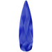 Estella Flat Back Shaped Rhinestones Non Hotfix Raindrop Sapphire - Bluestreak Crystals