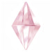 Estella Flat Back Shaped Rhinestones Non Hotfix Rhombus Light Rose - Bluestreak Crystals