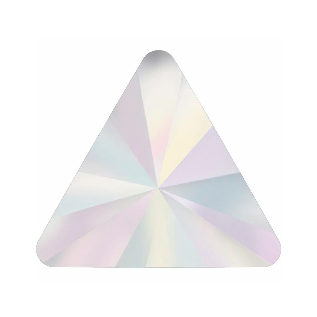 Estella Flat Back Shaped Rhinestones Non Hotfix Triangle Crystal AB - Bluestreak Crystals