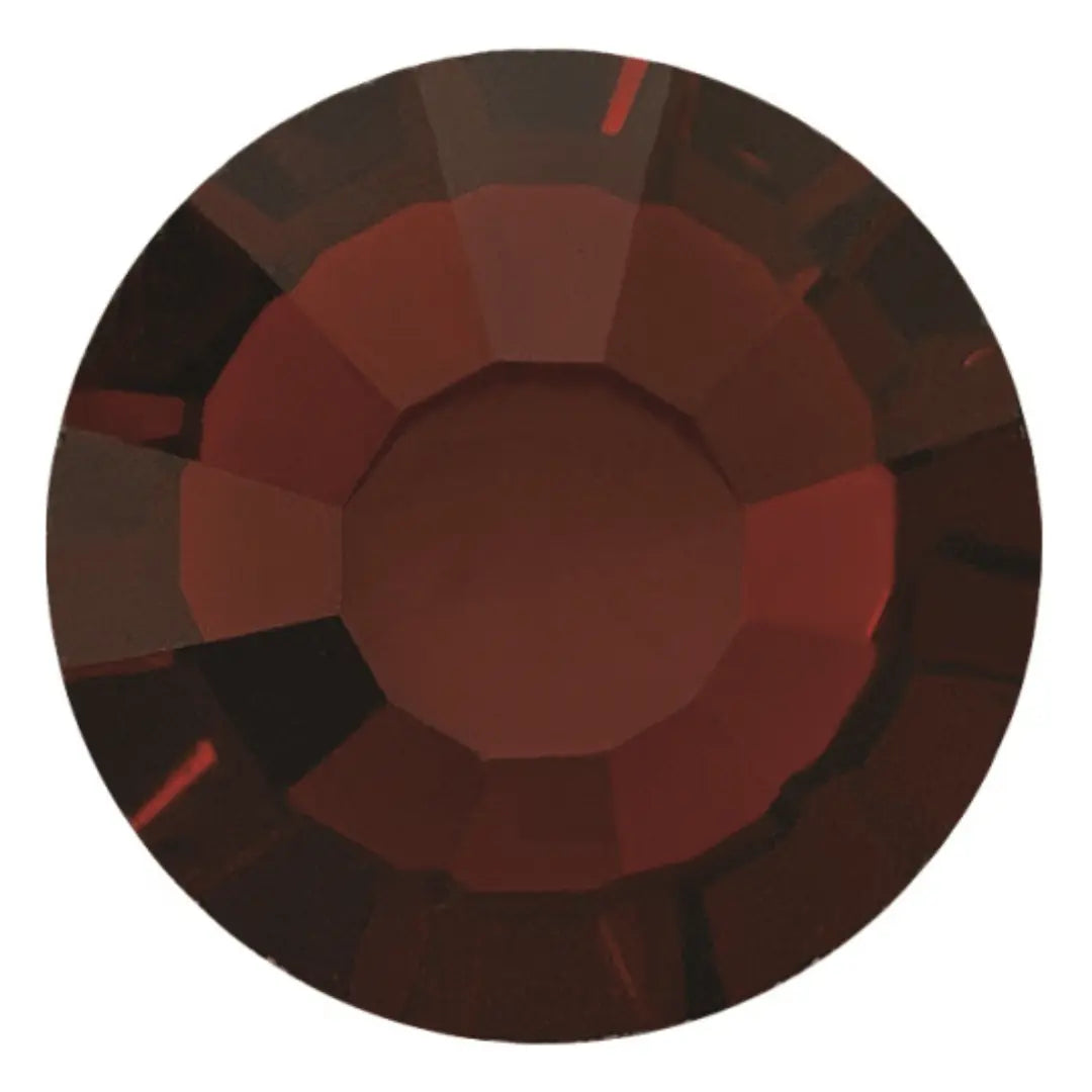 Estella Hotfix Flat Back Crystals Garnet - Bluestreak Crystals