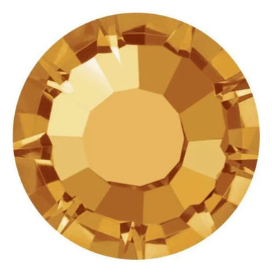 Estella Hotfix Flat Back Crystals Topaz - Bluestreak Crystals