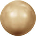 Estella Pearls Round Gold - Bluestreak Crystals
